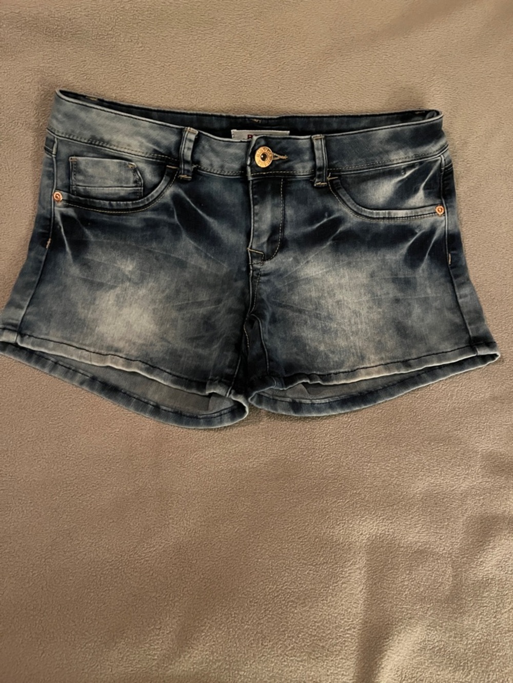 BONGO Acid Washed Denim Jean Shorts